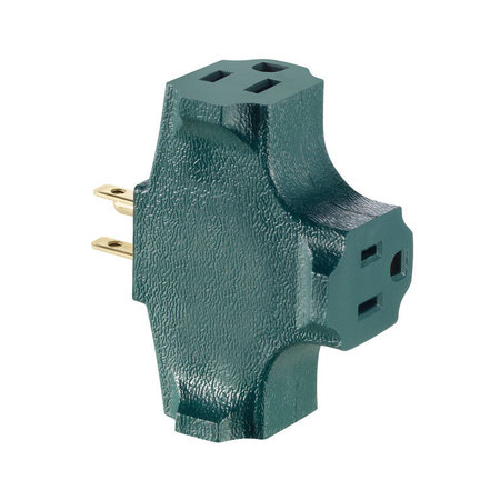 LEVITON ADAPTER 2POLE 3WIRE 15A 00694-0GR
